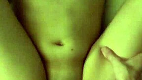 small teen 18+ starts her day with some light stretching exercises in a quiet room. she focuses on flexibility, using simple poses to loosen up her skinny frame gradually.