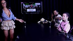 Interview with Alice Vasconcelos gets naughty in Porn Cast Brazil part 1 on Sheer Red.