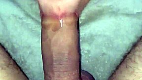 i gave my boyfriend a first-time titjob with my big natural tits and he came on them