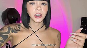 Come on, young Colombian Luna Vitaler, let's fuck in this car on public roads with Duvan Saray