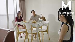 modelmedia asia tells a casual story of blended family with stepmother giving sex education