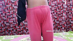 I feel so horny as my boyfriend rubs and fingers my wet pussy outdoors