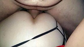 sexy latina milf takes homemade anal doggystyle with big cock cum in mouth facial