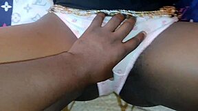 sexy black petite teen 18+ rides huge cock roughly!