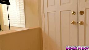 Hey, licensed to blow with Carmen Treasures in this wild audition sex fun with big tits blonde