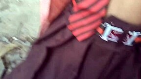 desi village teen schoolgirl had outdoor sex with boyfriend in indian homemade mms video