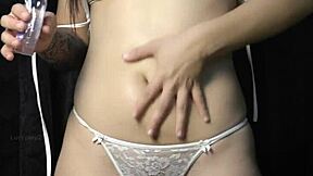 Colombian Model Masturbates With Dildo In Front Of Cameras Showing Big Pussy Lips And Natural Tits