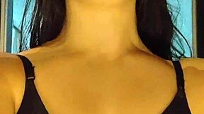 Debora Mendes Intense Pov Blowjob And Reverse Cowgirl Ride In Black Panties Ending With Cum On Ass At Motel!