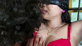 Indian hot housewife dives into first-time hardcore BDSM with husband. She moans during tied-up ass licking and rough sex in part-2.