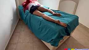 Culo grande y movimientos sexys mexicana caliente con su casero teen 18+s 18