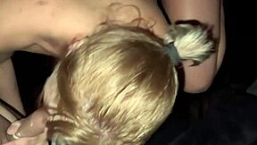 fui no swing with boyfriend distributing pussy to everyone at glory hole party