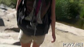 Petite Teen Handles Hardcore Blowjob And Fucking In Sexy Pov Action