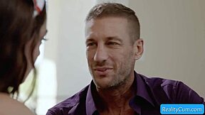 whoa this horny brunette teen nurse sophia burns seduces patient ryan mclane with kissing and hardcore pussy fucking