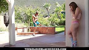 TeensLoveBlackCocks - Tight Pussy Joseline Kelly Rides Big Black Cock