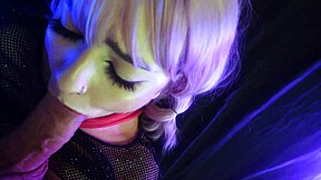 Petite teen 18+ gets cuffed and dominated by her partner in the bedroom.