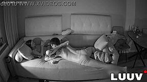 Luuv experiences first pussy licking on homemade webcam with girlfriend