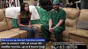 aria nicole gets creampied while getting ultrasound pov version with close up moaning and petite spreading