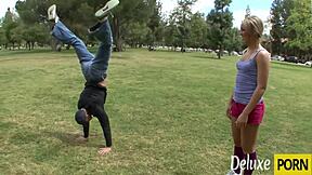 ally kay's tight shaved teen 18+ pussy takes big cock deep