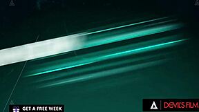 Intense hardcore threesome unleashes deepthroat face fucking and squirting orgasms on petite teen pussies