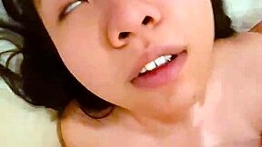 Overwhelmed by Emotions on My Lovely Tinder Date with Curvy Asian Teen in Office Dress