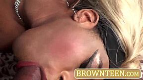 Sexy black teen amateur walks naked in public flashing big tits and curvy ass outdoors