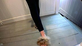 Ginger cutie luna parish and blonde coed sassy start with kissing. they lick and rub their hairless twats using dildo in bisexual lesbian session as petite amateurs.