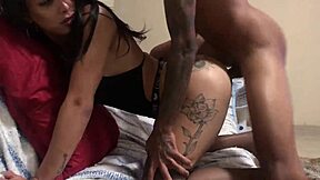 wonder how this amateur latina teen slut takes hardcore anal close up in wet shaved asshole for her first time