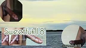 Sexy Ebony Teen 18+ Squirts Hard from Two Big Black Cocks in Outdoor Orgasm!