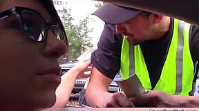 hey extra small teen joseline, you can handle that parking ticket with your petite blowjob skills anytime outdoors
