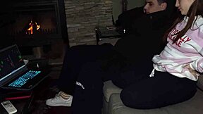 I uh, fuck my boyfriend's best friend right next to the fat cuckold and get creampie at knock knock club