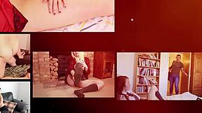 Blonde British Student Teased With Fucking Machine!