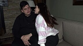 I uh, fuck my boyfriend's best friend right next to the fat cuckold and get creampie at knock knock club