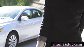 mature blonde lilly james strikes anal arrangement with young bully