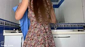 Skinny Teen 18+ Shaves Her Pink Pussy!