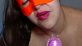 Bold Colombian Curvy Wife Masturbates In Lingerie Showing Big Tits And Cameltoe For Hidden Fun