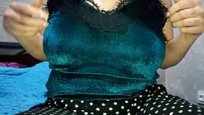 One at Home Playing with Big Boobs