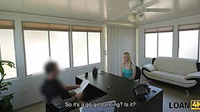 Pretty Blonde Allie Rae In Czech Casting