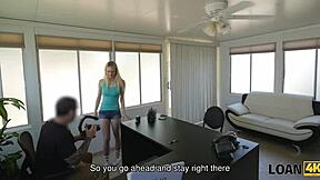 Pretty Blonde Allie Rae In Czech Casting