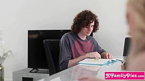 hey, check out how tiny stepsister haley spades uses her curvy blonde body to seduce stepbro into doggystyle fucking. that big cock fits perfectly in her big ass.