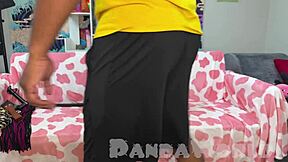 Light Skin Guy With Dread Head Experiences Vicious Ass Beating In Domination Scene