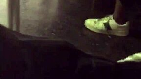 Big Ass Girl on Train Feels Intense Groping in College Voyeur Scene