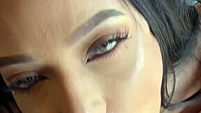 I feel overwhelmed with passion as petite colombian brunette teen rides monster cock in rough pov backstage deepthroat