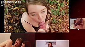 british redhead student in cosplay gives jerk off instructions to wank and cum