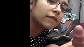 handjob with finish in hand - lotsa milk