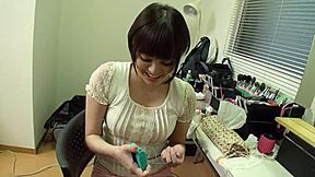 Petite Japanese Virgin Teen Masturbates And Sucks In Hairy Pussy Casting With Cum In Mouth