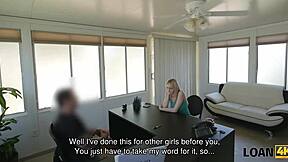 Pretty Blonde Allie Rae In Czech Casting