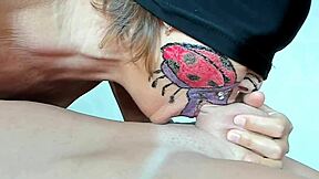 mature milf gives blowjob deepthroat and swallows huge cum load from monster cock 😈