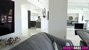 I feel so turned on watching stepdad teach lesbian stepdaughter to suck cock.