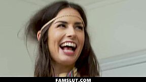 Why did I suck my stepdad's cock until my stepbrother and mom caught us bent over?