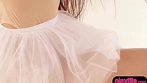 Best centerfold babes collection contrasts petite brunette bombshells with softcore solo poses on old women.